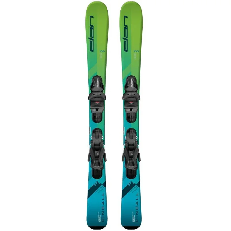 2023 Elan Pinball Team Jr Skis w/ EL7.5 Bindings