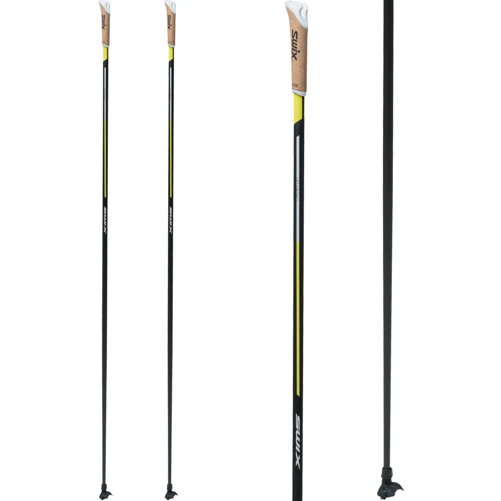 Swix Quantum Two Yellow poles w/ strap (2021/22)